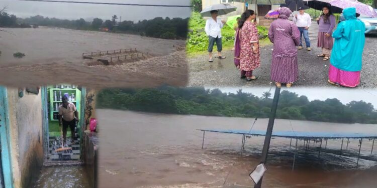 पेणकरांनो सावधान! भोगावती, बाळगंगा, पाताळगंगाने ओलांडली धोक्याची पातळी