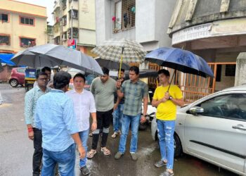 प्रीतम म्हात्रे यांच्याकडून अन्नसेवा