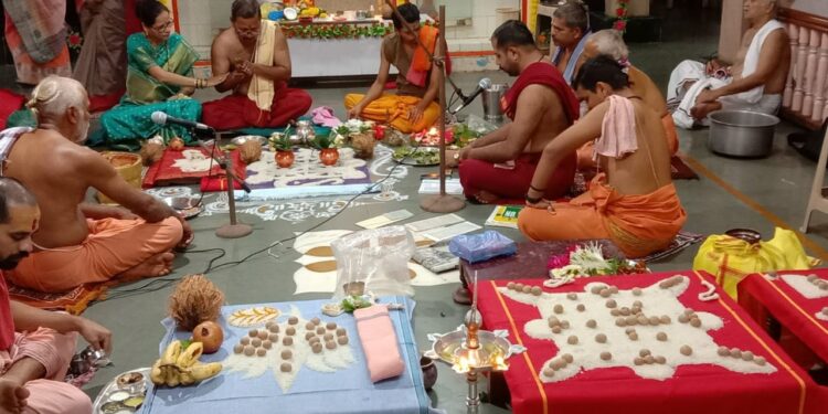 श्रीवर्धन येथे विष्णुयाग संपन्न