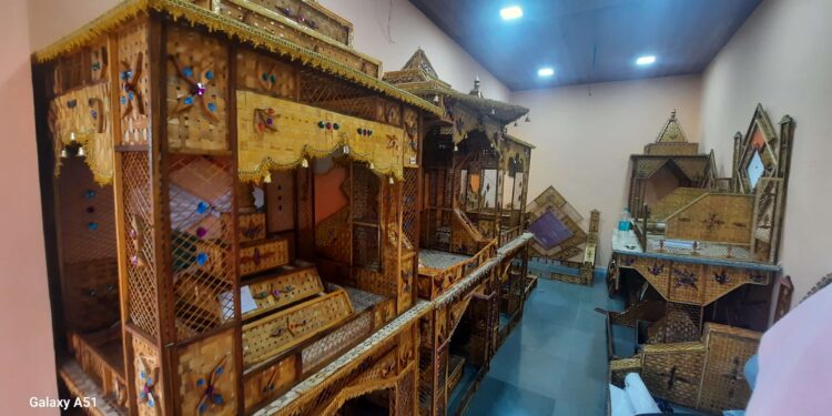 पर्यावरणपूरक गणेश सजावट मखर विक्रीसाठी तयार