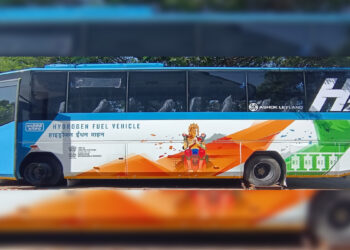 पहिली हायड्रोजन बस लडाखमध्ये