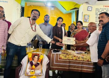 इर्शाळवाडीच्या कार्यात मदत करणाऱ्यांचा सत्कार