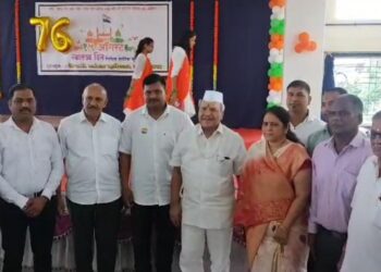 पालीवाला महाविद्यालयात स्वातंत्र्यसैनिकांचा सन्मान