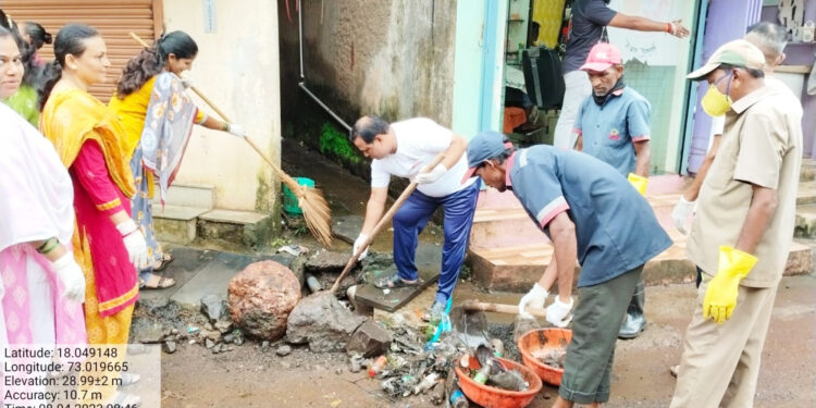 श्रीवर्धन पालिकेचे स्वच्छता अभियान