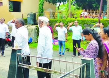 चिरनेर जंगल सत्याग्रहातील स्वातंत्र्यवीरांना अभिवादन