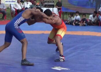 मांडवा येथे कुस्ती स्पर्धेचे आयोजन