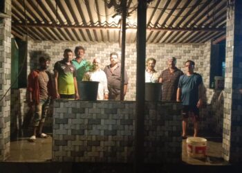 मोहोपाडा बसथांबा, मेघडंबरीची स्वच्छता