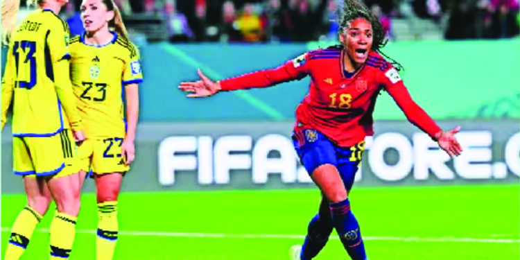 महिला फुटबॉल विश्वचषक स्पर्धा; स्पेनची अंतिम फेरीत धडक