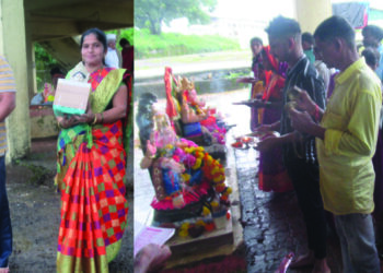 माणगावात गणरायांचे उत्साहात विसर्जन