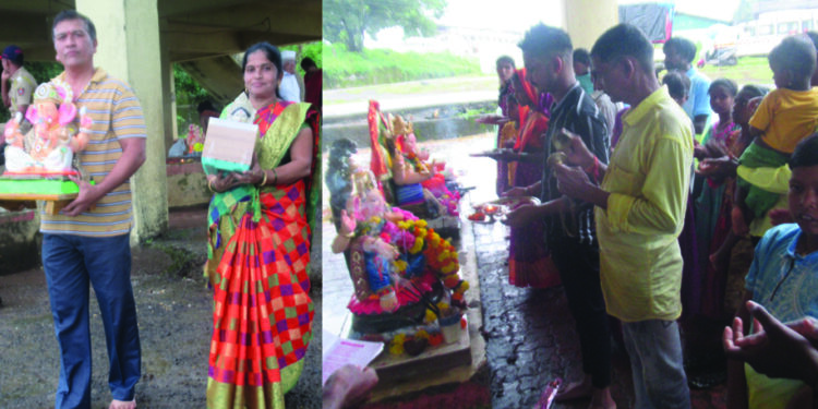 माणगावात गणरायांचे उत्साहात विसर्जन