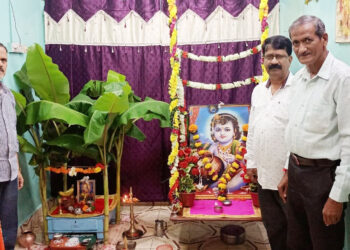 श्रीकृष्ण जन्मोत्सव जल्लोषात साजरा