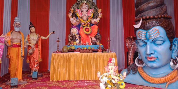 उरणमध्ये 8,444 बाप्पाची प्रतिष्ठापना