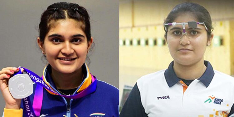 भारतीय नेमबाजांची कमाल; महिलांकडून सुवर्ण, रौप्यची कमाई