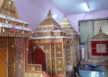 पर्यावरण पूरक मखर निर्मिती