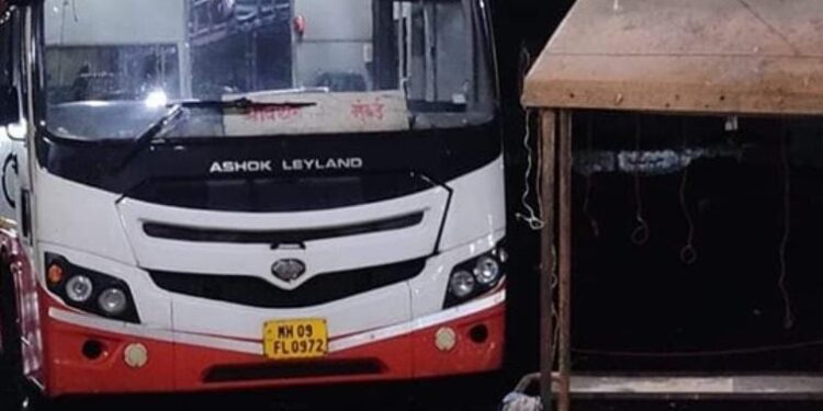 श्रीवर्धन- मुंबई बसमध्ये थरार; चालक निलंबित