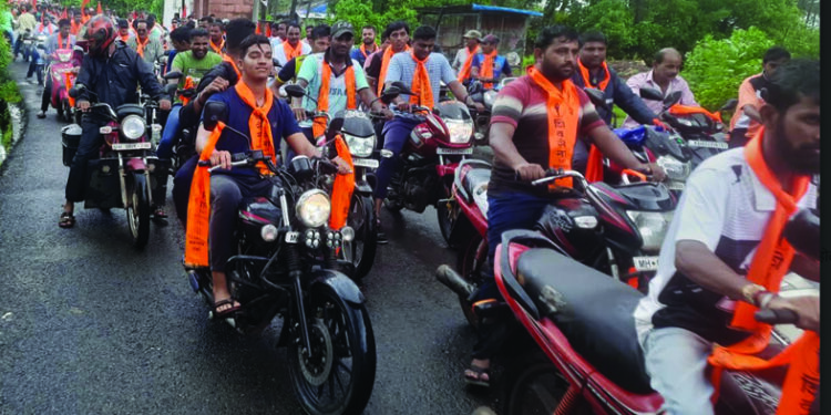 श्रीवर्धनमध्ये ठाकरे गटाची रॅली