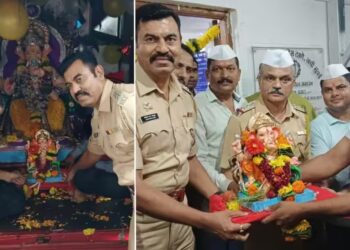 गणेशमूर्ती दान करुन पर्यावरण रक्षणाचा संदेश