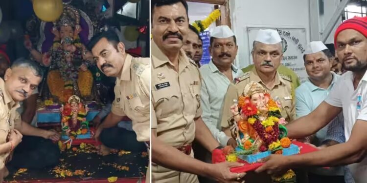 गणेशमूर्ती दान करुन पर्यावरण रक्षणाचा संदेश