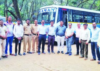 माथेरानच्या घाटात धावली नवी मिनीबस