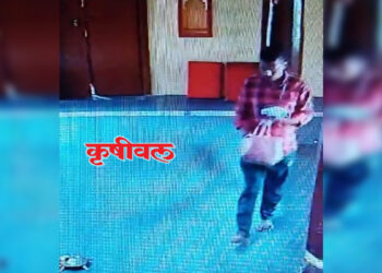 नागावच्या पुरातन भीमेश्वर मंदिरात चोरी; चोरटे सीसीटीव्हीत कैद