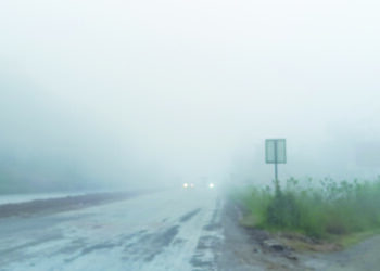 मुंबई-गोवा महामार्ग हरवला धुक्यात