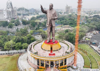 डॉ. बाबासाहेब आंबेडकरांच्या ‘स्टॅच्यु ऑफ इक्वलिटी’ पुतळ्याचे अनावरण