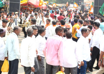 भाजपच्या प्रचाराची हौस; तळपत्या उन्हात नागरिकांचे हाल