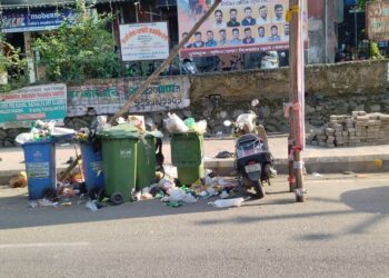 नवीन पनवेलमध्ये कचऱ्याचे साम्राज्य