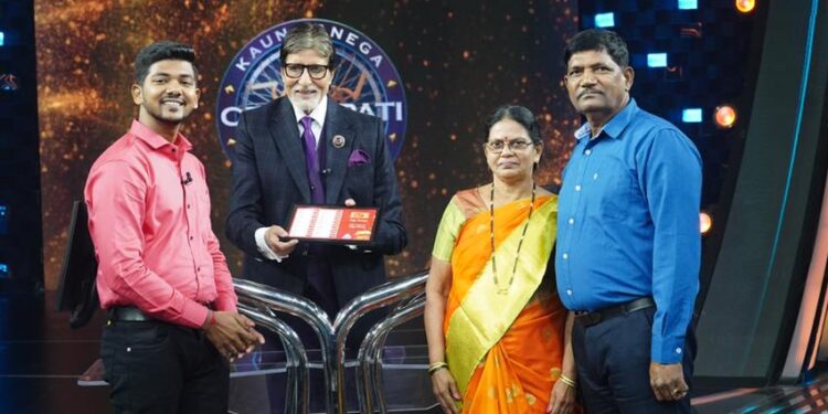 कौन बनेगा करोडपतीमध्ये पेझारीचा किरण पाटील