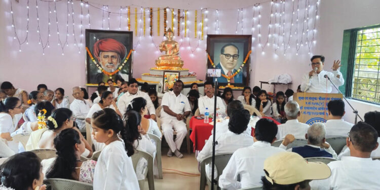 पालीतून भिम अनुयायींची धम्म रॅली