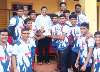 नांदगाव विद्यालयात तालुकास्तरीय क्रीडा स्पर्धा