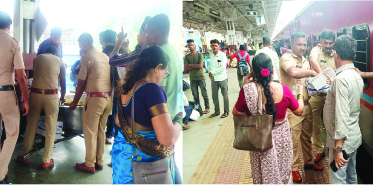 मालगाडीचे घसरलेले डबे पूर्वपदावर आणण्यात अपयश