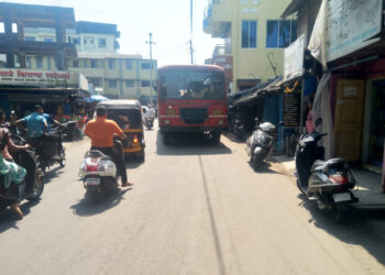 रेवदंडा बाजारपेठेतील कोंडी नित्याची