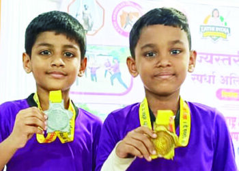 लाठीकाठी स्पर्धेत गौरांश आणि अर्चितची बाजी