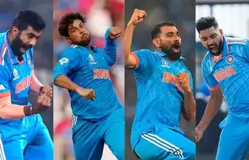 विश्वचषकात भारतीय गोलंदाजांचा दबदबा