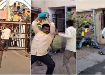 धनगर समाजाच्या मोर्च्याला हिंसक वळण