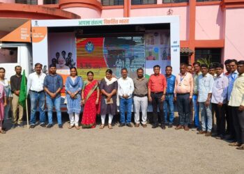 विकसित भारत संकल्प यात्रारथा तळा शहरात