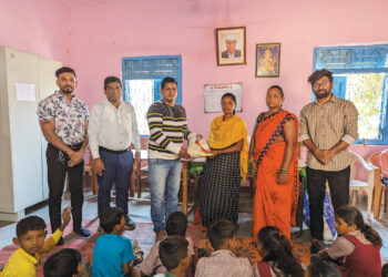 चाईल्ड केअरतर्फे अन्नधान्य वाटप