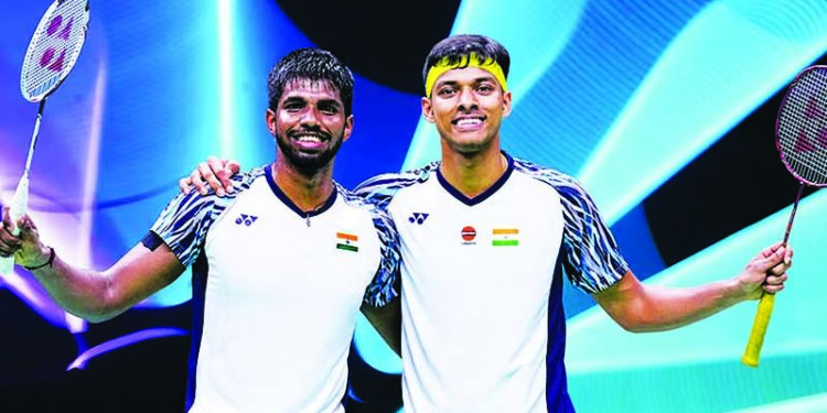 चायना मास्टर्स बॅडमिंटन स्पर्धेत सात्विक-चिरागची आगेकूच