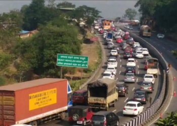 मोठी बातमी ! मुंबई-पुणे द्रुतगती मार्गिकेवरील ‘या’ टप्प्यातील वाहतूक बंद