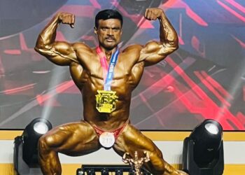 शरीरसौष्ठव स्पर्धेत सुभाष पुजारी यांना ‘सुवर्ण’