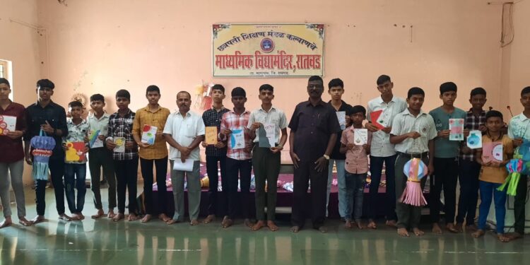 रातवड विद्यालयात दिपोत्सव