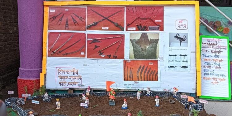 धर्मापुरी किल्ल्याची प्रतिकृती ठरतेय आकर्षण