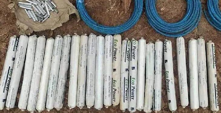 माणगावमध्ये स्फोटकांचा साठा जप्त