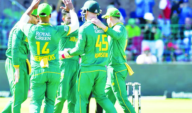 दक्षिण आफ्रिकेची मालिकेत बरोबरी