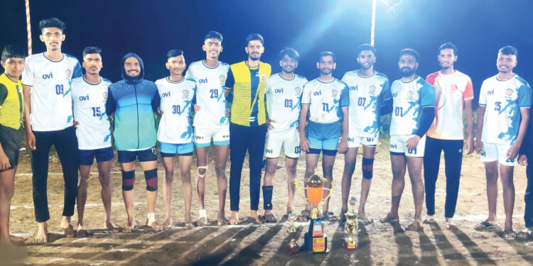 कबड्डी स्पर्धेत गोकुळवाडा विजयी