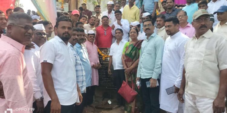 जाखमाता कड्यावर पाणी योजनेचा शुभारंभ