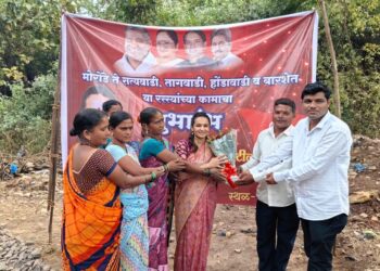 अलिबागमध्ये विकास कामांचा शुभारंभ