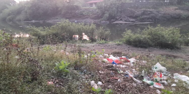 अंबा नदीपात्र की डम्पिंग ग्राऊंड ?