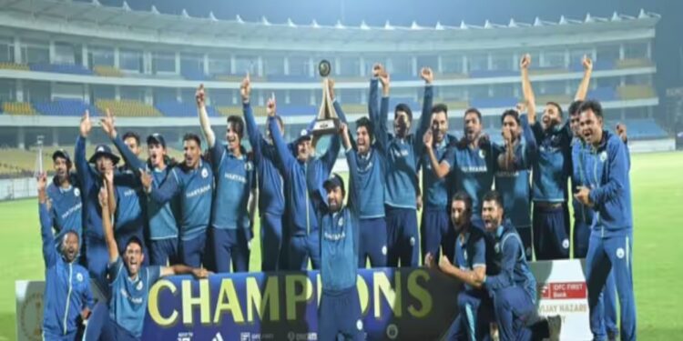 हरियाणा पहिल्यांदा विजेता